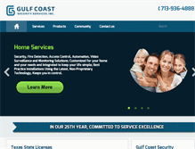 Tablet Screenshot of gulfcoastsecurity.net